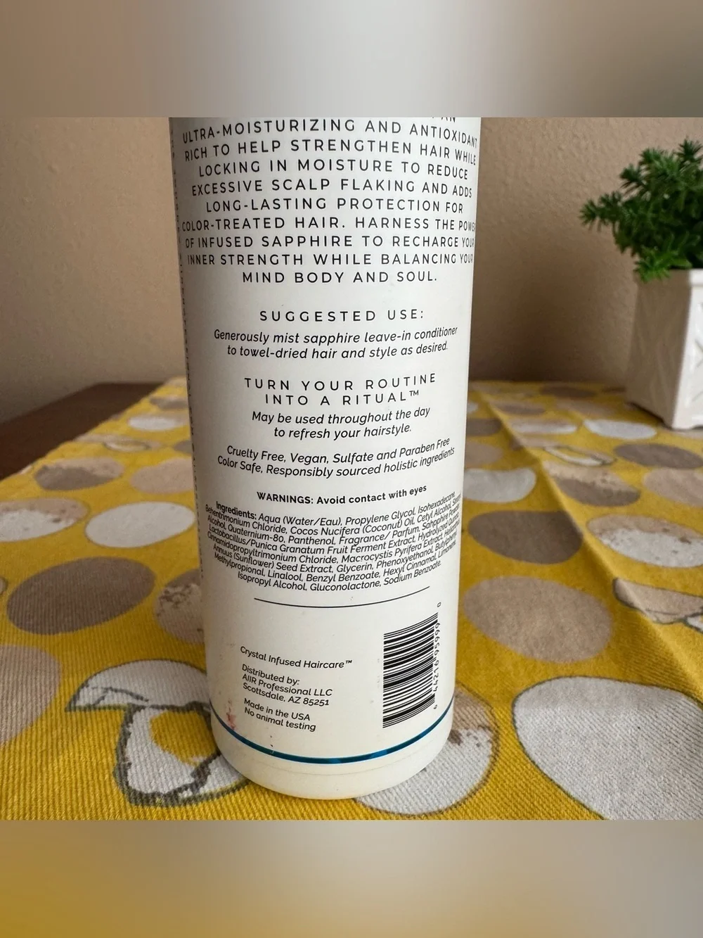 AIIR Sapphire 6 oz Leave-In Conditioner